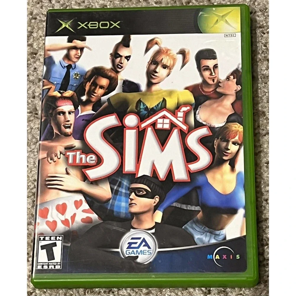 XBOX Lot of 2 The Sims, Bustin Out microsoft ea games